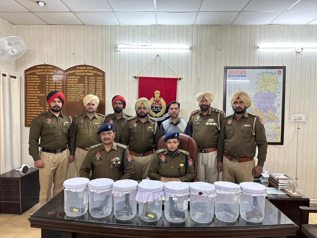 ਖੰਨਾ ਪੁਲਿਸ ਨੂੰ ਵੱਡੀ ਕਾਮਯਾਬੀ ਹਾਸਲ