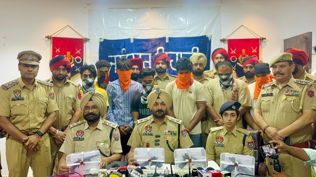 ਵੱਡੇ ਗੈਂਗਸਟਰਾਂ ਨਾਲ ਸਬੰਧ ਰੱਖਣ ਵਾਲੇ 07 ਬਦਨਾਮ ਗੈਂਗਸਟਰ ਗਿਰਫ਼ਤਾਰ